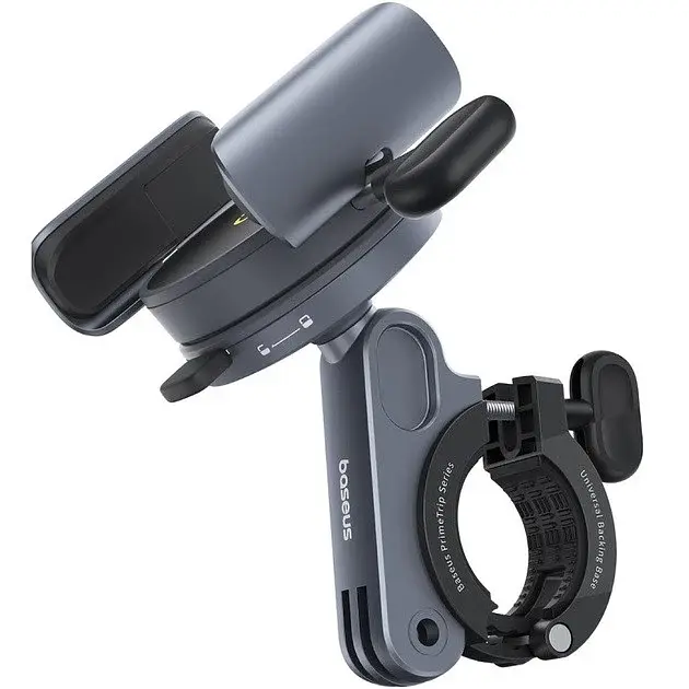 Мото-вело тримач Baseus PrimeTrip Series Magnetic Bike Phone Holder C40569000121-00 Black - фото 4