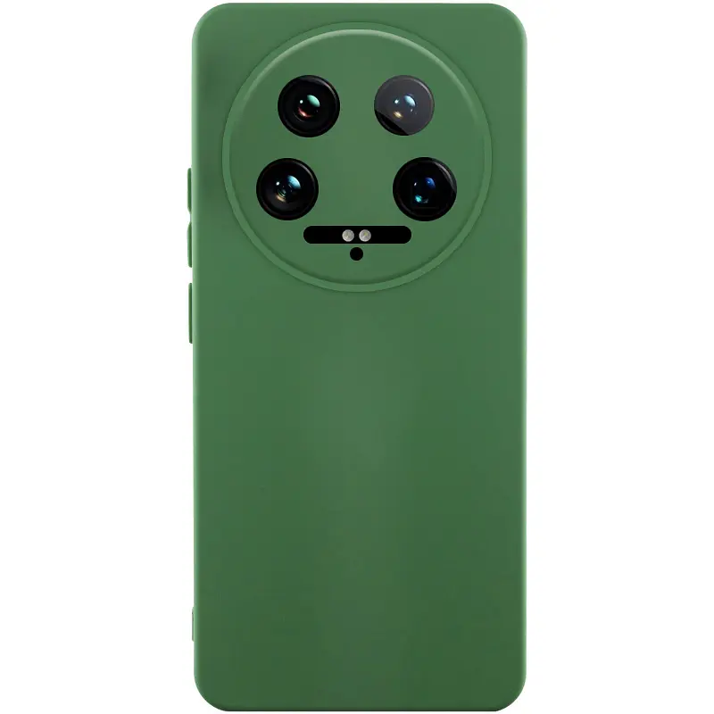 Чохол Silicone Cover Ummi Lakshmi Full Camera (AA) для Xiaomi 14 Ultra Зелений / Dark green