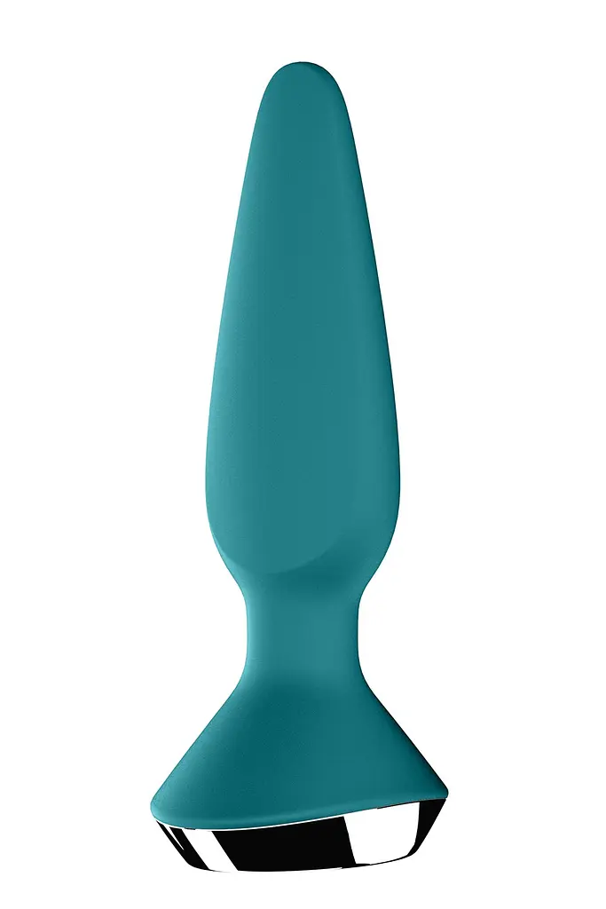 Анальна смарт-пробка Satisfyer Plug-ilicious 1,14х3 см, зелена - фото 3
