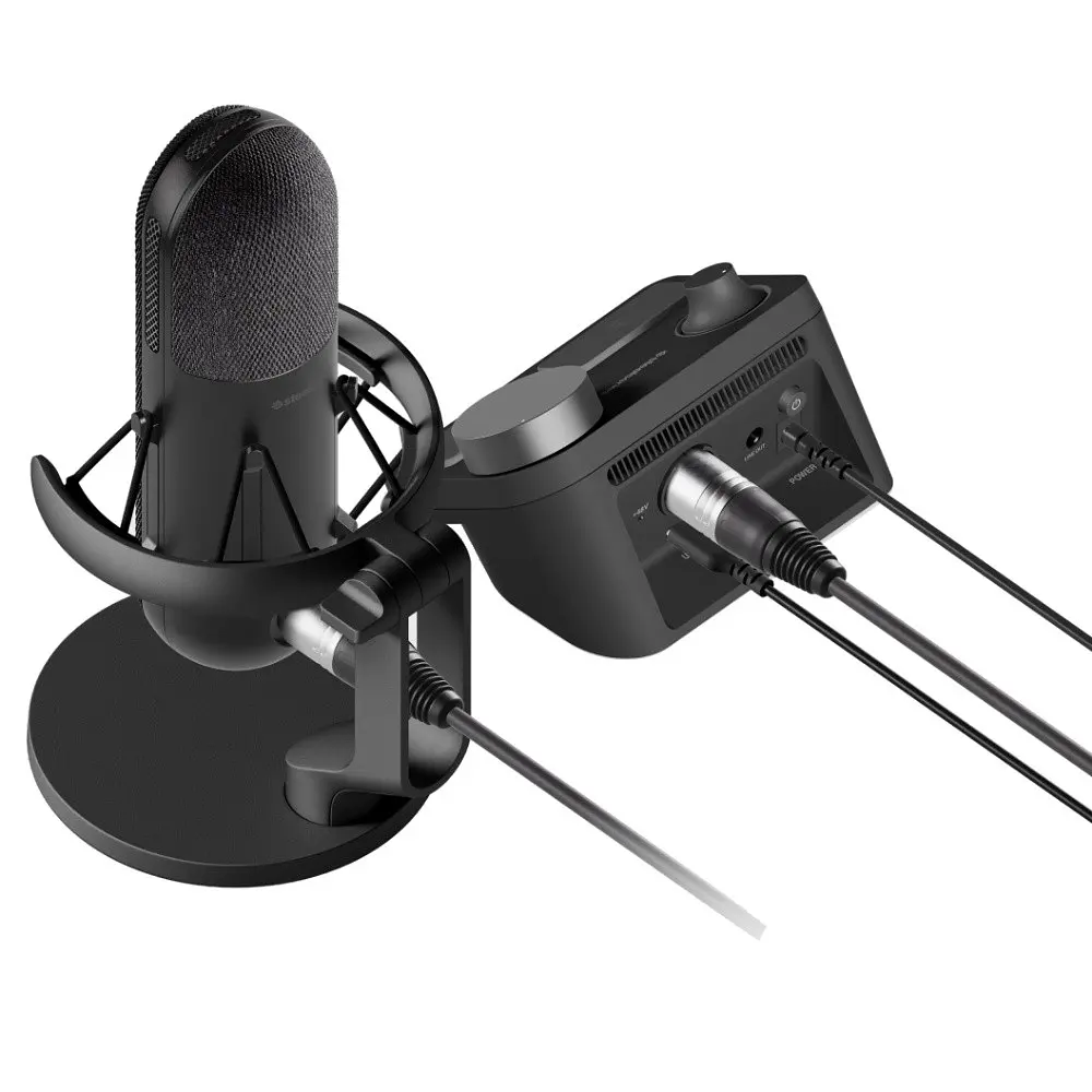 Ігровий стрим мікрофон SteelSeries Alias ​​Pro RGB XLR Stream Mixer 1 Capsule - фото 4