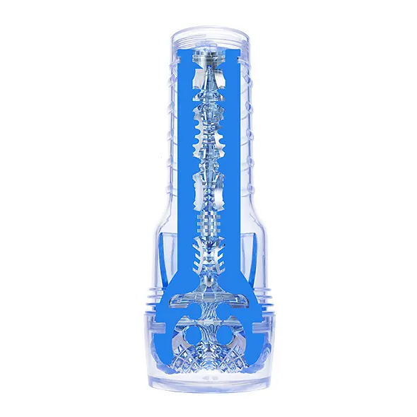 Мастурбатор Fleshlight Turbo Core Blue Ice голубой - фото 5