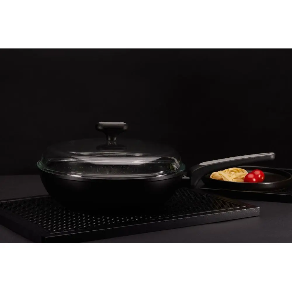 Сковорідка Nois Salto Silver Wok з кришкою 28 см (830904) - фото 6