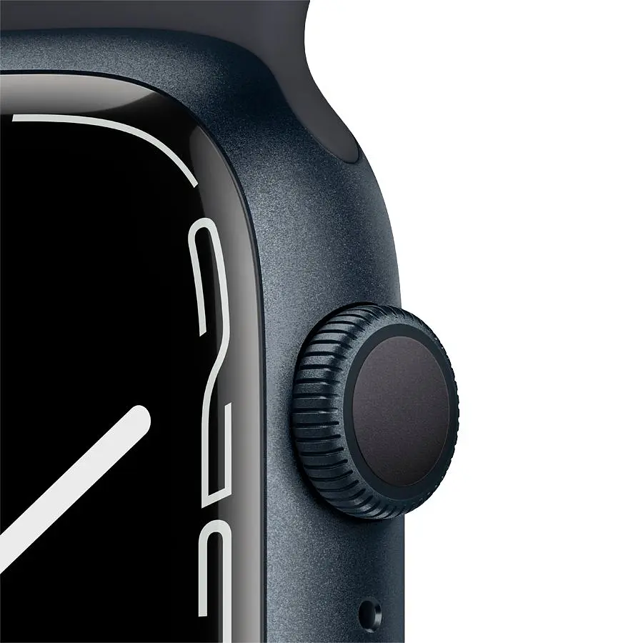 Смарт-годинник Apple Watch Series 7 GPS 45 mm Midnight Sport Band (Grade Q) Seller Refurbished - фото 3