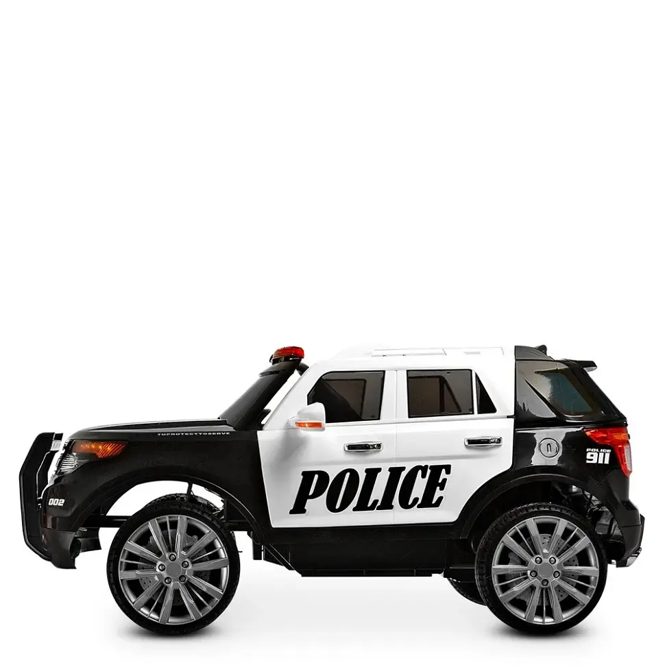 Дитячий електромобіль Джип Bambi M 3259EBLR-1-2, р/у, Чорно-білий - фото 3