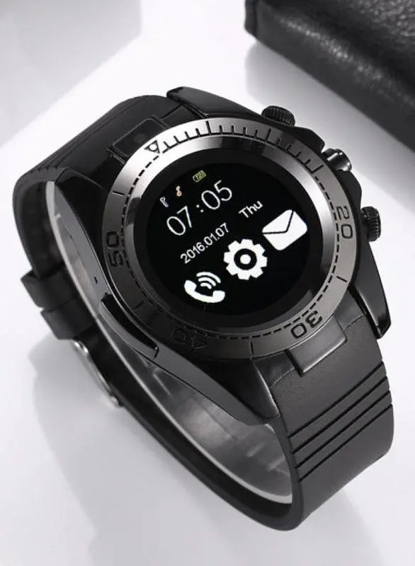 Часы Smart Watch SW007 (Sim карты, Micro SD, секундомер, антивор, микрофон G-sensor, bluetooh) black - фото 2