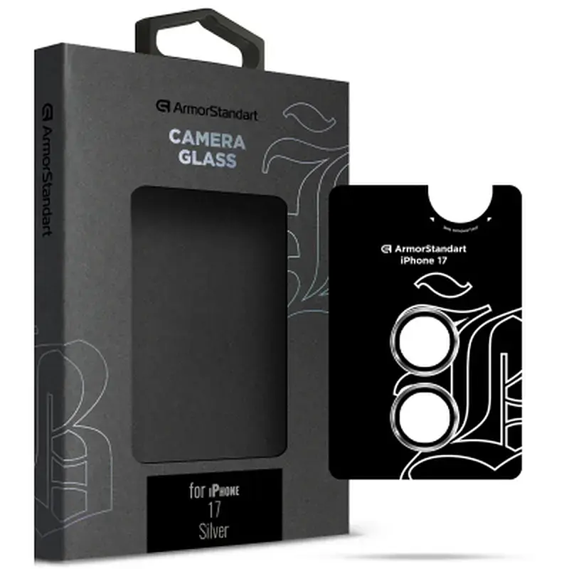 Скло захисне Armorstandart for Camera Supreme BI Apple iPhone 17 Silver (ARM86443)