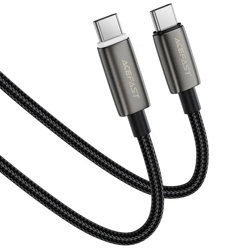 Дата кабель Acefast C23-03 Type-C to Type-C 60W (1.2m) Black - фото 3