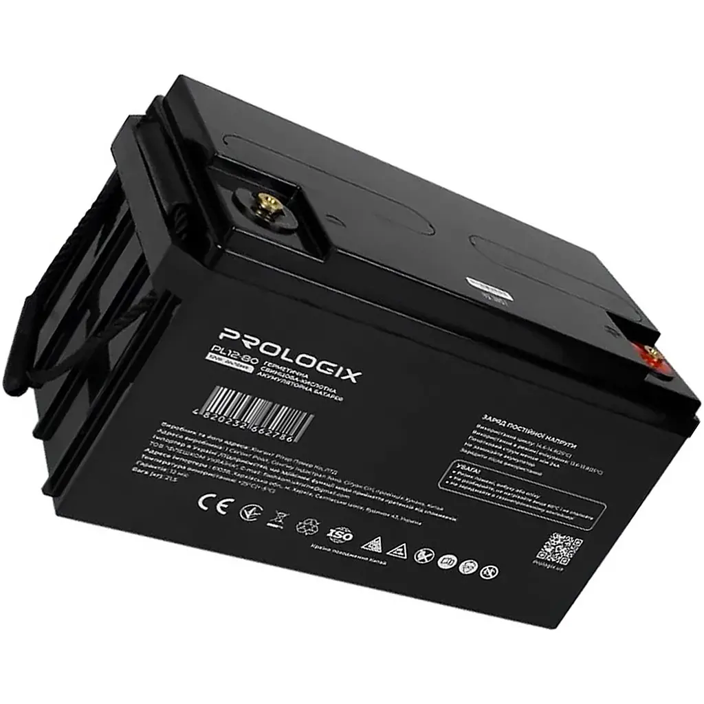 Аккумулятор Prologix AGM 12V [12V/80Ah/960Wh] [PL12-80] [114637] - фото 3