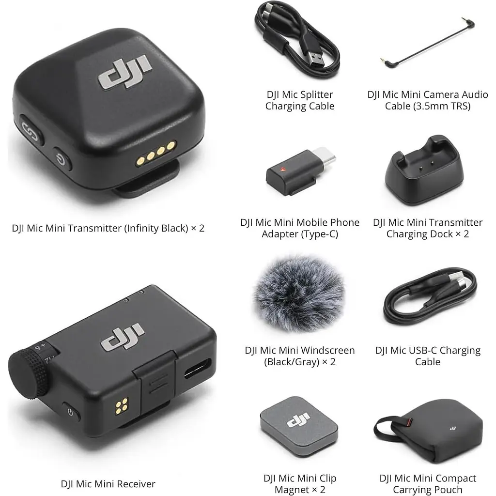 Микрофонная радиосистема DJI Mic Mini (2 TX + 1 RX) (CP.RN.00000434.01) [163418] - фото 6