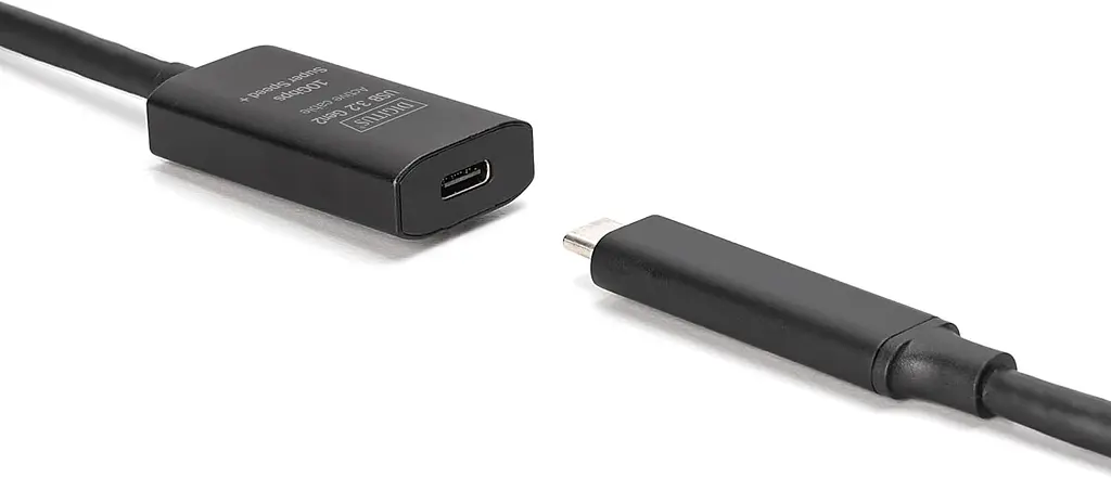 Подовжувач Digitus USB 3.2 Gen2 Active Cable 10G, C/M-C/F, 5м, чорний teh0013732 - фото 4