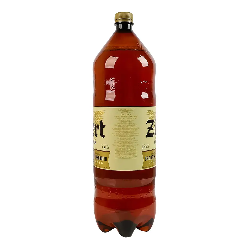 Пиво Zibert Lagerbier світле 4.4% 2.25 л - фото 3