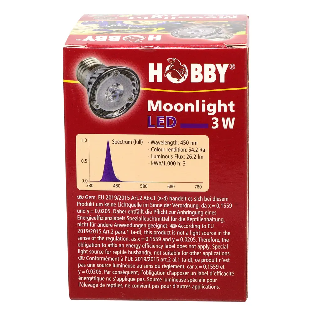 Нічна лампа LED для тераріумів Hobby Moonlight LED 3 W (37595) - фото 7