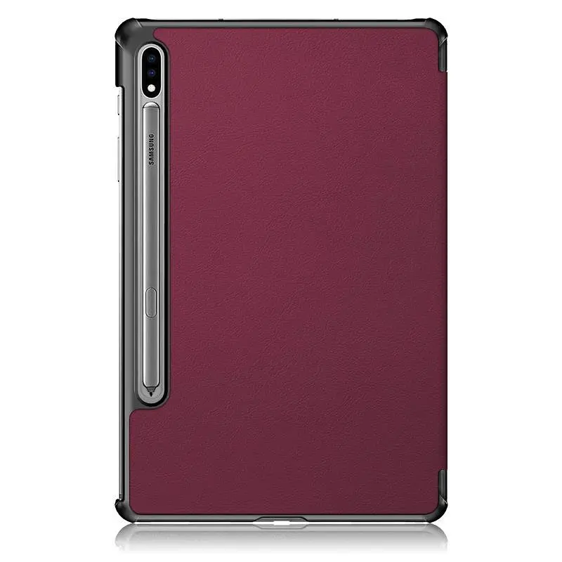 Чохол-книжка BeCover Smart для Samsung Galaxy Tab S7 SM-T870/SM-T875/Tab S8 SM-X700/SM-X706 Червоний Wine (705224) - фото 2