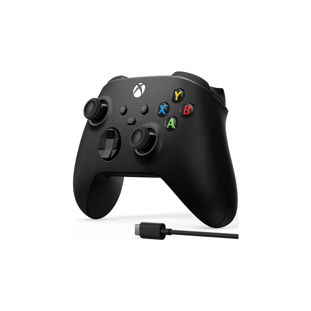 Геймпад Microsoft Wireless Controller Carbon Black + USB Type-C (1V8-00002) - фото 2