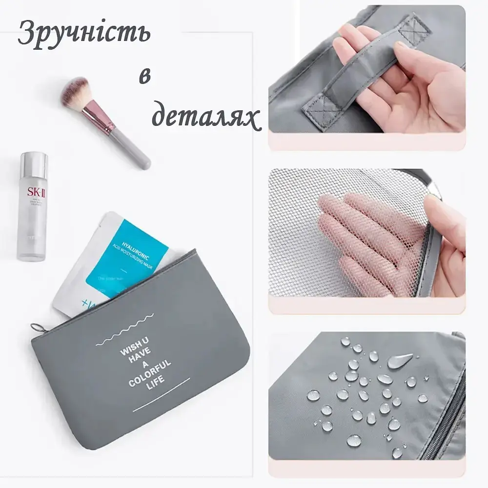 Набір органайзерів для подорожей LoveYouHome 7 розмірів тіффані (59061) - фото 6