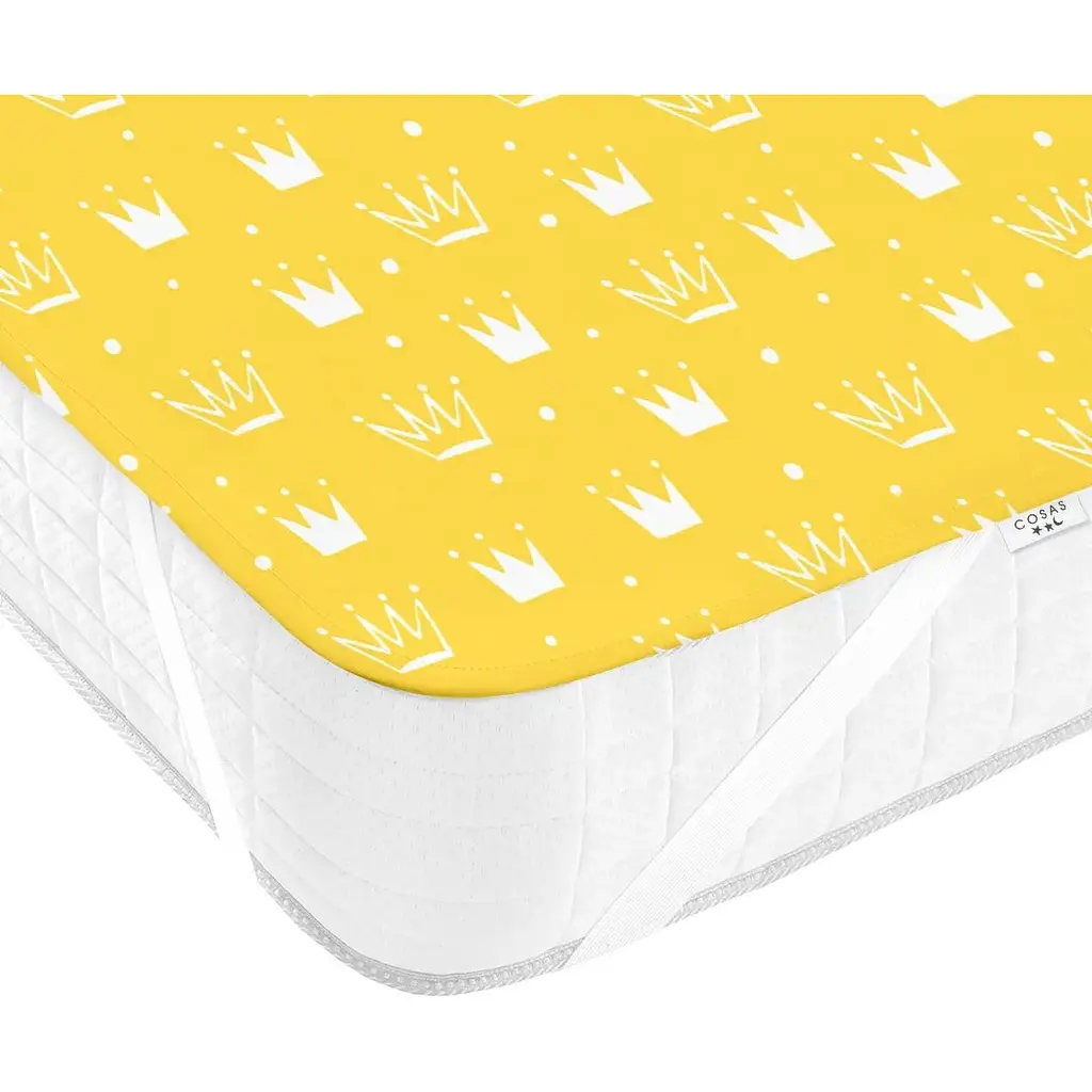 Наматрасник непромокаемый Cosas Yellow Crown 70х120 см желтый (WaterSheet_CrownYellow_120) - фото 3