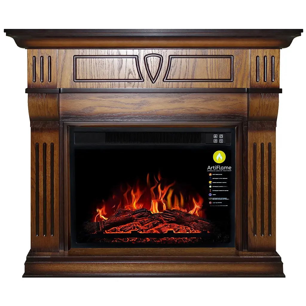 Камінокомплект ArtiFlame BEETHOVEN AF23S ДУБ АНТИК (зі звуком) - фото 2