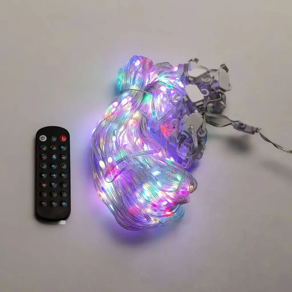 Розумна гірлянда Smart GarlandoPro штора 200 LED 3x2 м з керуванням зі смартфона, мультиколор (W005SH) - фото 7