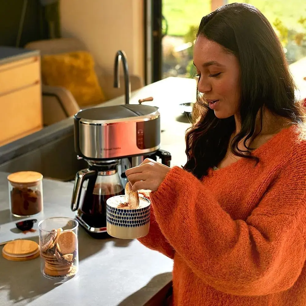 Кофеварка Russell Hobbs Attentiv Coffee Bar капельная 1.5 л черно-серебристая (26230-56) - фото 10