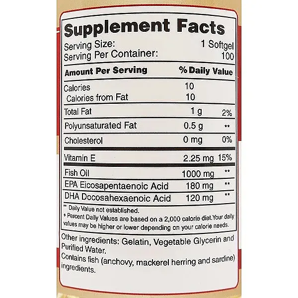Омега-3 Earths Creation Omega 3-1000 mg Cholesterol Free 200 софт гель (1091-817 504) - фото 2