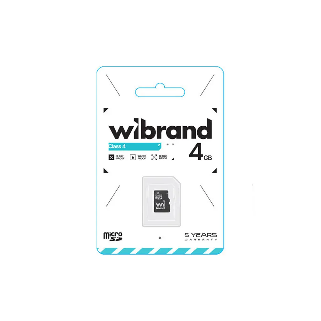 Карта памяти Wibrand 4GB mictoSD class 4 (WICDC4/4GB) - фото 2