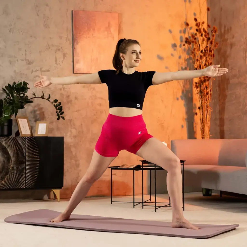 Килимок для йоги Hop-Sport HS-NB010GM NBR 1 см лавандовий - фото 8