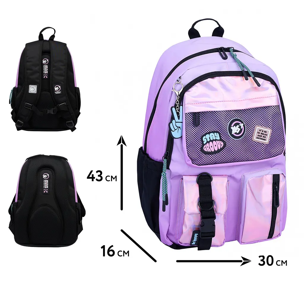Рюкзак шкільний ортопедичний шкільний YES Be Happy TS-43 - фото 2