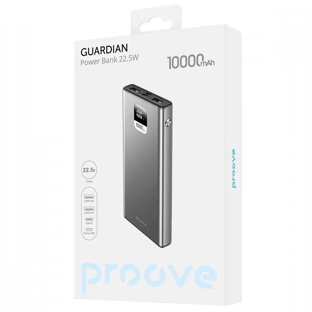 Портативна Батарея Proove Guardian 22.5W 10000mAh - фото 2