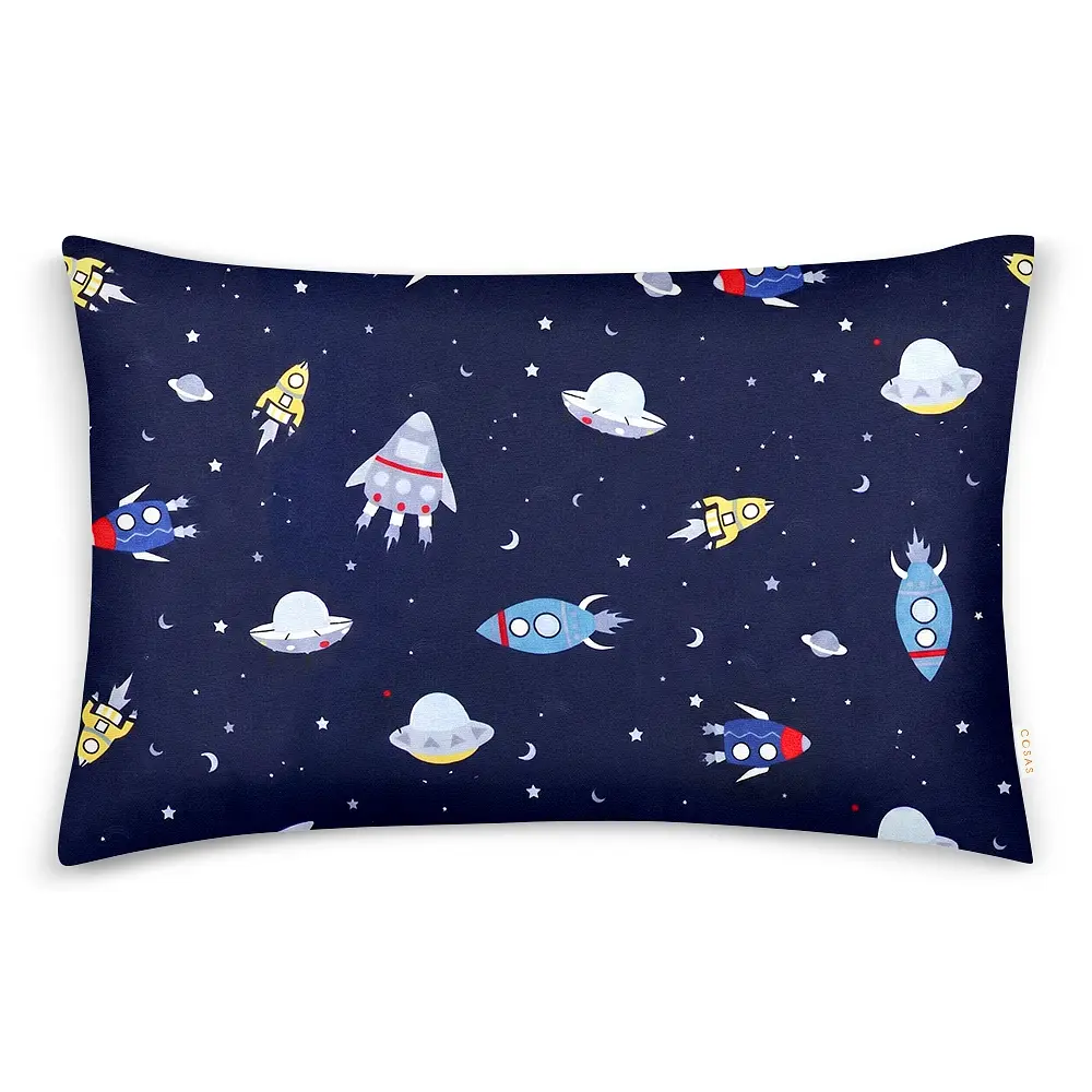Дитяча постільна білизна в ліжечко Cosas Galaxy Night CS1 110х140 см (GalaxyNight_El80-58LightBlue_140) - фото 4