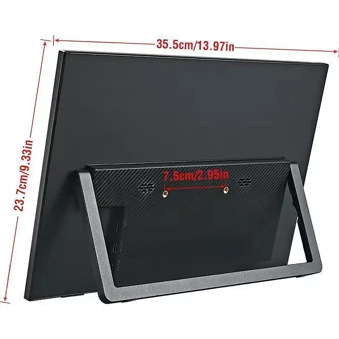 Портативный монитор Anmite A160W03 16" IPS Full HD Black [139540] - фото 2