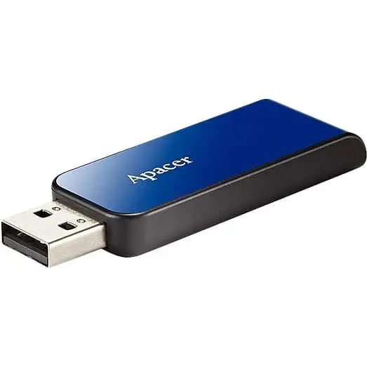 Флеш-накопичувач Apacer USB 64GB AH334 Blue (AP64GAH334U-1) - фото 3