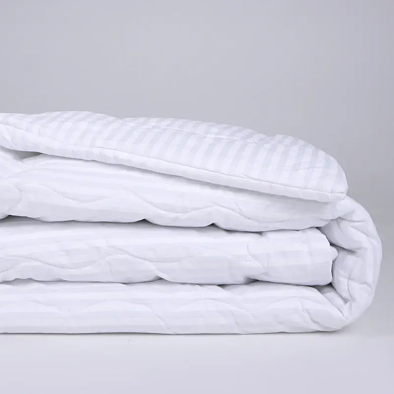 Одеяло шелковое MirSon зима №195 Сolor Fun Line Stripe White Silk 110х140 см (2200010857535) - фото 2