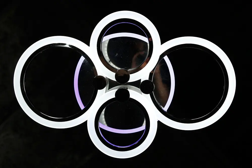 Світлодіодна люстра світильник з пультом і підсвічуванням Splendid-Ray 30-3974-71 - фото 3