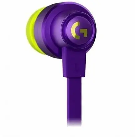 Гарнітура ігрова Logitech G333 Gaming Earphones для геймерів фіолетова (981-000936) - фото 3