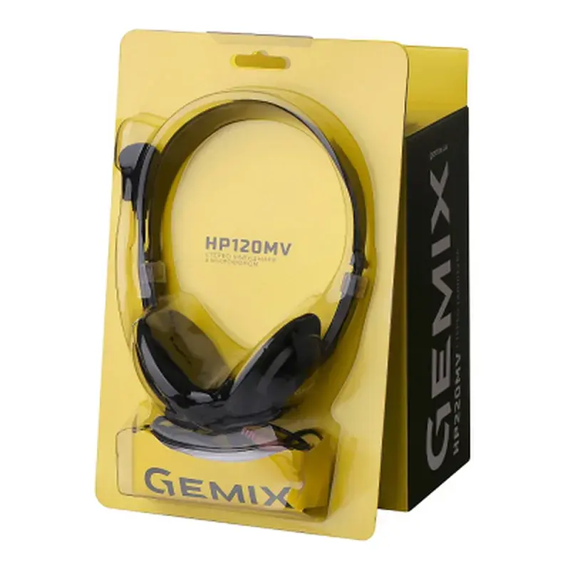 Навушники Gemix HP-120MV Black (HP-120MV) - фото 4