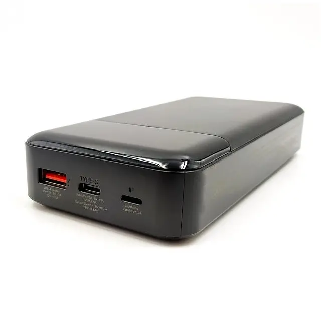 Портативная батарея аккумулятор XO PR192 20000 mAh 20W черный - фото 3