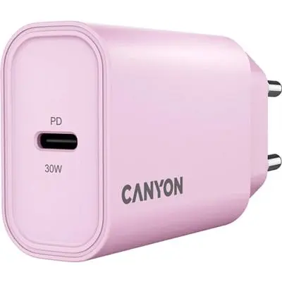 Зарядний пристрій Canyon 30CL OnCharge USB-C PD30W Pink (CNE-CHA30CLPK) - фото 6