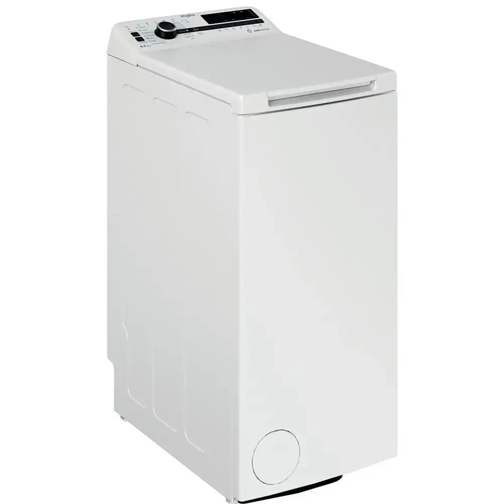 Whirlpool Пральна машина Whirlpool вертикальна, 6,5 кг, 1200, С, 60см, дисплей, інвертор, білий - фото 2