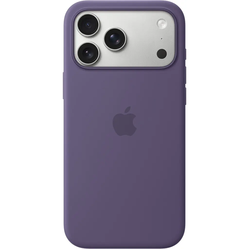 Чехол Silicone Case with Button, Animation & MagSafe для Apple iPhone 17 Pro Max Purple Frog AAA [153246] - фото 2