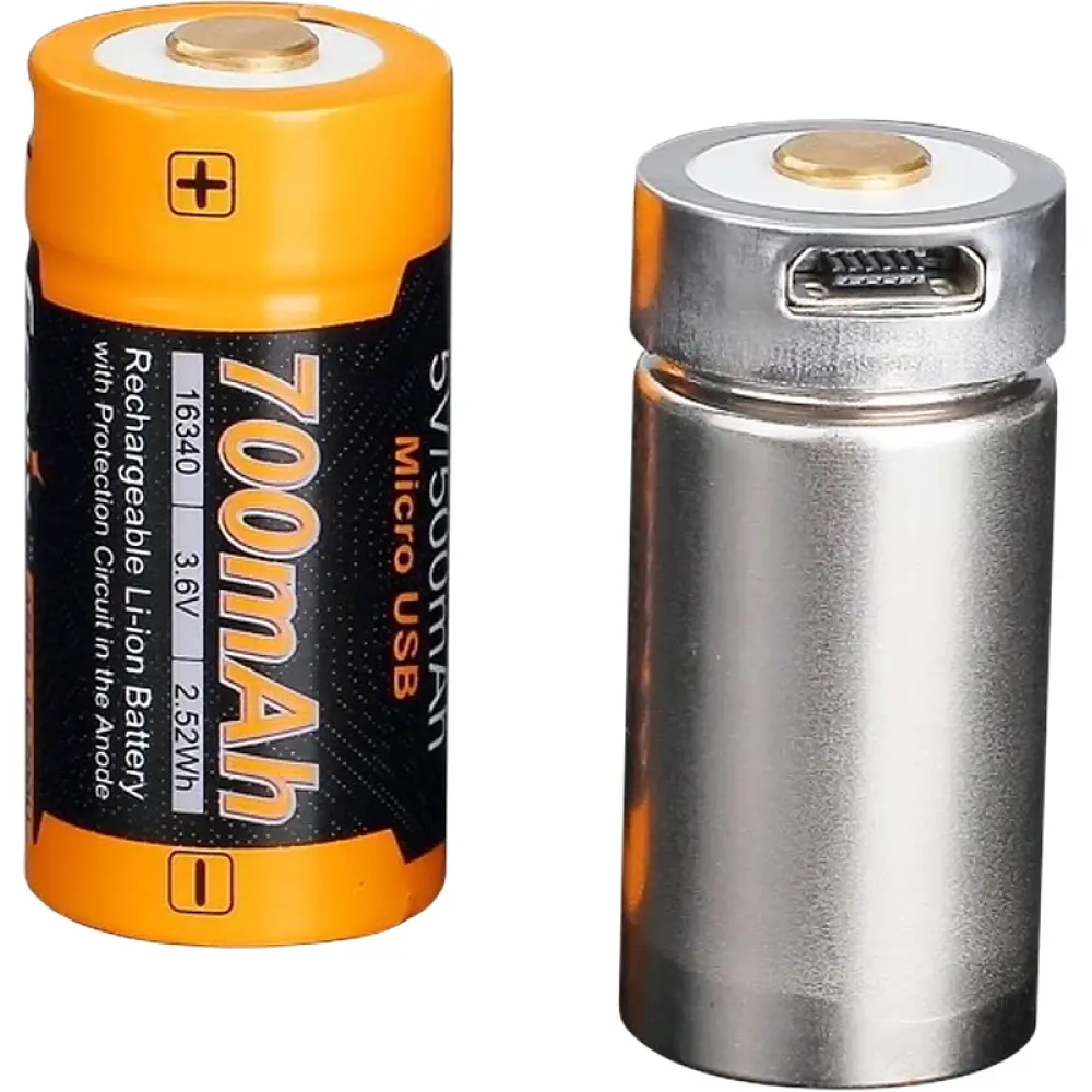 Акумуляторна батарея Fenix ARB-L16-700UP 16340 700 mAh Li-ion Micro USB - фото 3