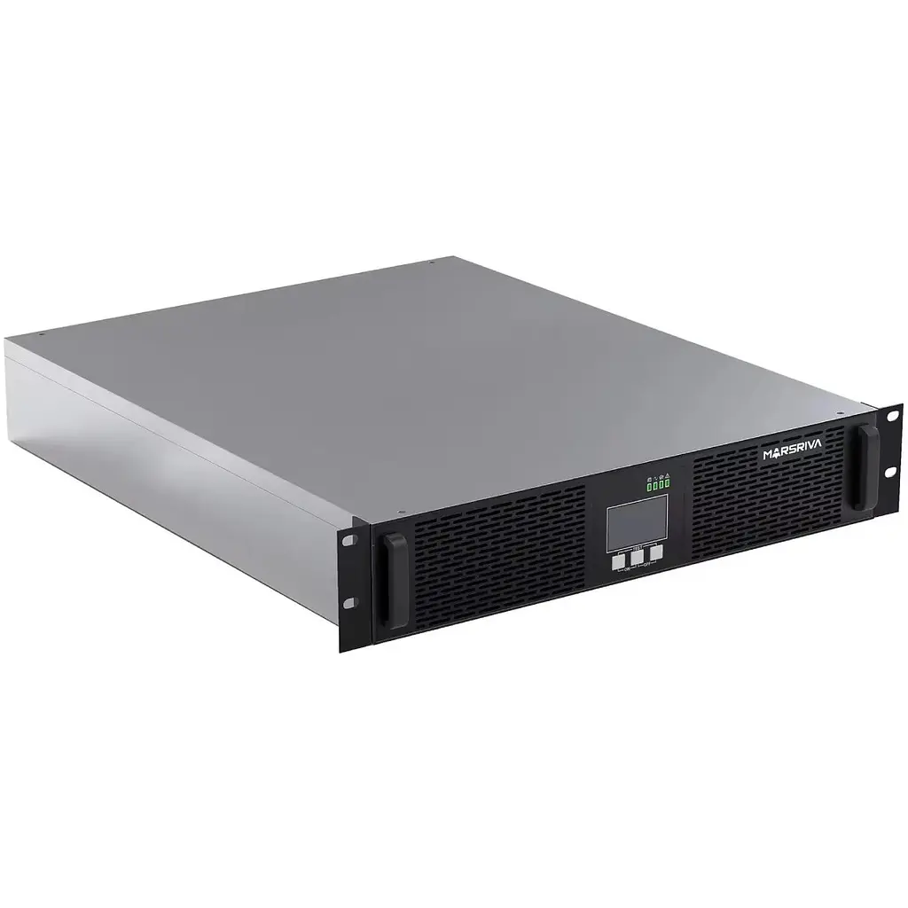 ДБЖ Marsriva MR-US2KRT 2кВА/2кВт RM Smart Online UPS 2kVA 4х12V/9Ah - фото 2