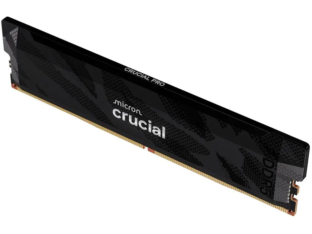 Модуль памяти Crucial DDR5 16GB Pro 6400Mhz Overclocking Black EXPO/XMP (CP16G64C32U5B) - фото 2