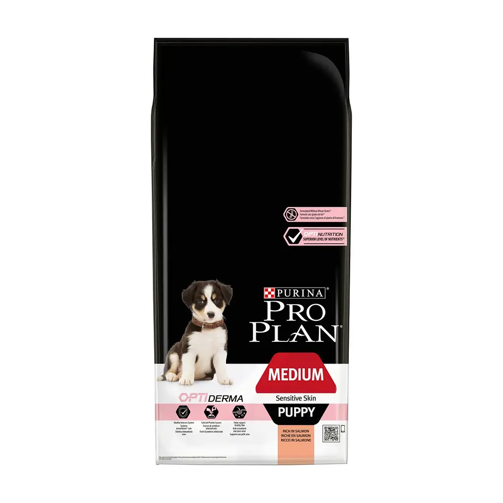 Сухий корм для собак Purina Pro Plan Dog Medium Puppy з лососем і рисом 12 кг (7613035120389) - фото 2