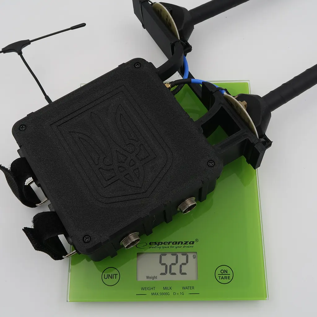 Станція зв'язку з приймачем (VRX) Peakfpv THOR R35 3G-4.9G (R35) під зовнішній ELRS - фото 3