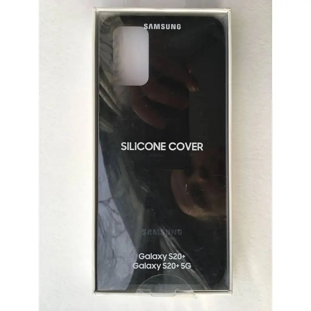 Оригінальний силіконовий чохол Samsung Silicone Cover Galaxy S20 Plus (6.7") Black (EF-PG985TBEGRU) - фото 2