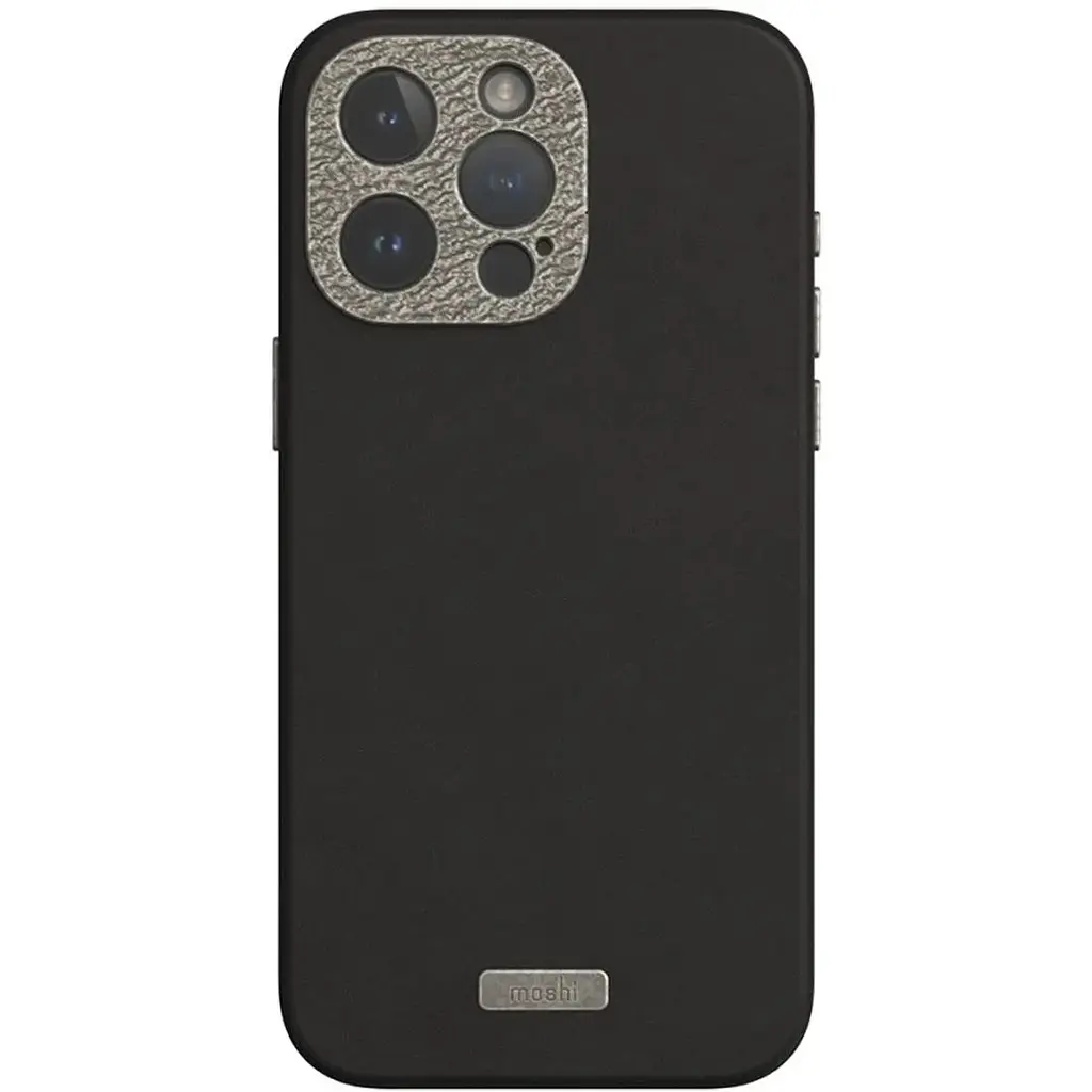 Чехол-накладка Moshi Napa Slim Hardshell Case Midnight Black для iPhone 15 Pro (99MO231103) - фото 4