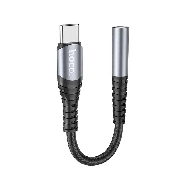 Перехідник Hoco LS33 Type-C Digital 3.5 Audio converter чорний