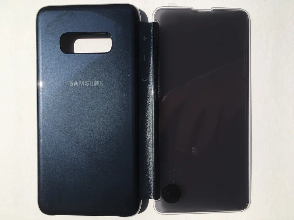 Чохол-книжка S-View Clear View Cover EF-ZG970 для Samsung Galaxy S10e (5.8") Чорний - фото 6