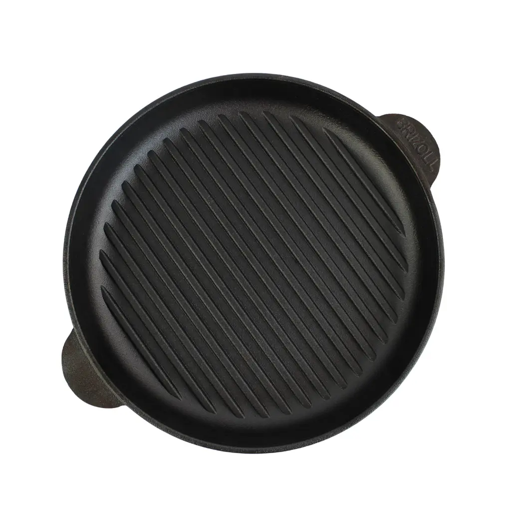 Сковорода-гриль Brizoll Monolith чугунная 28х3.5 см (M2835G) - фото 2