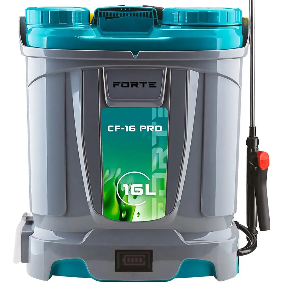 Опрыскиватель аккумуляторный Forte CF-16 Pro 8Аh/12V 2-4 бар 16 л (141020) - фото 2